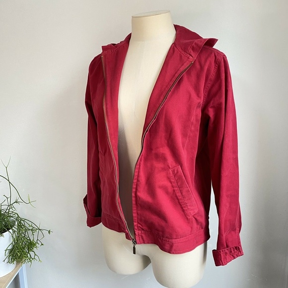 CORFU Jeans 10 12 Red Jacket Vintage Corfu Basics - Picture 8 of 12